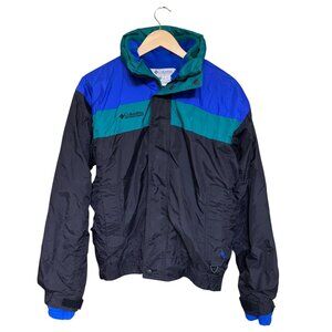 VTG Columbia Bugaboo Ski‎ Jacket Coat Mens Small Full Zip 3 in 1 Interchange